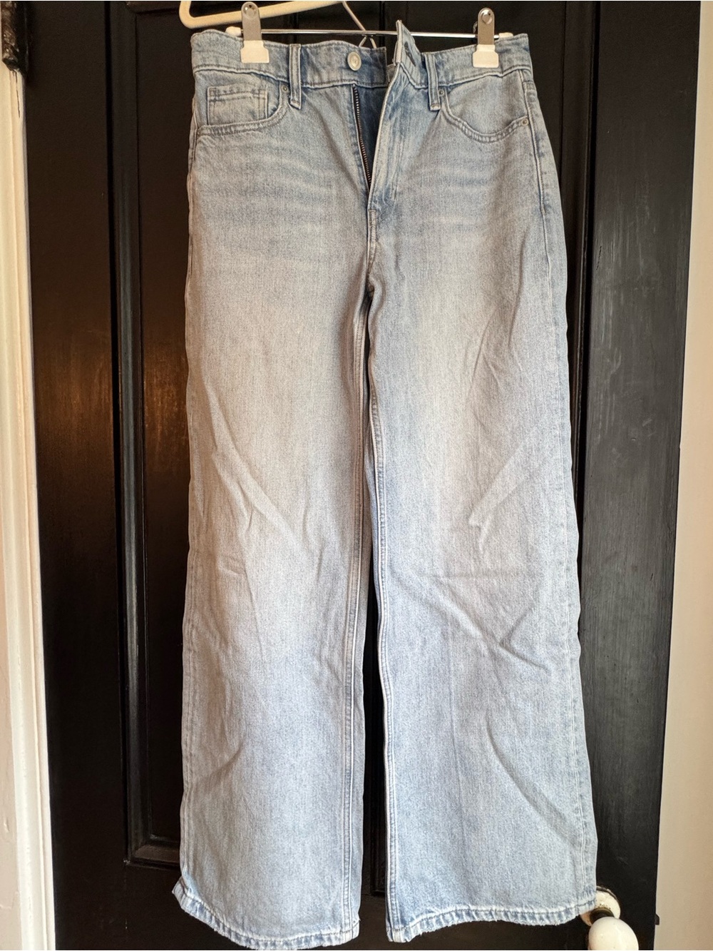 Banana Republic Light Blue Wide-Leg Jeans